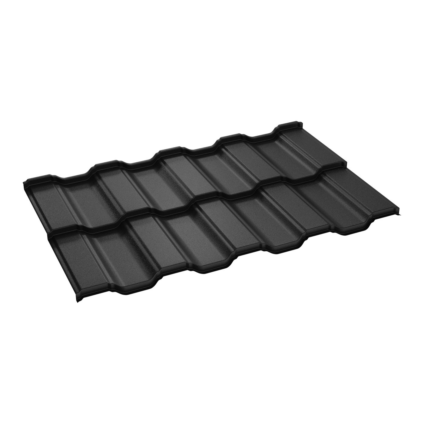 Țiglă metalică Adriatic, negru RAL 9005